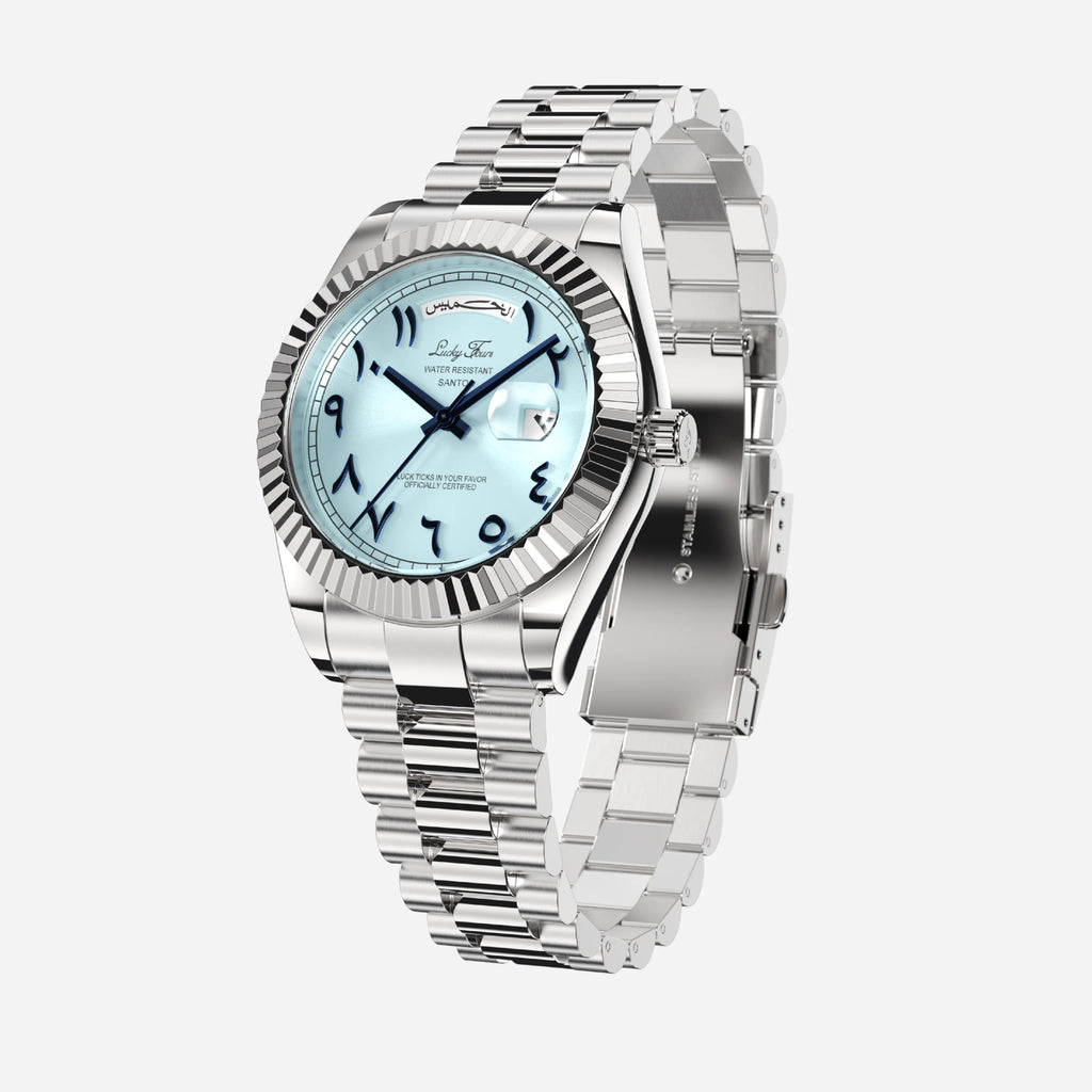 Lucky Fours Arabic Santos Men's Watch