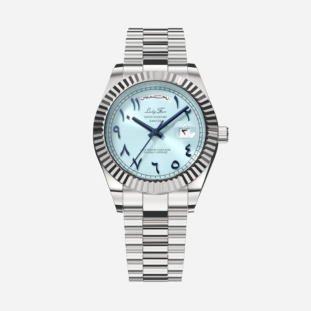 Lucky Fours Arabic Santos Men's Watch