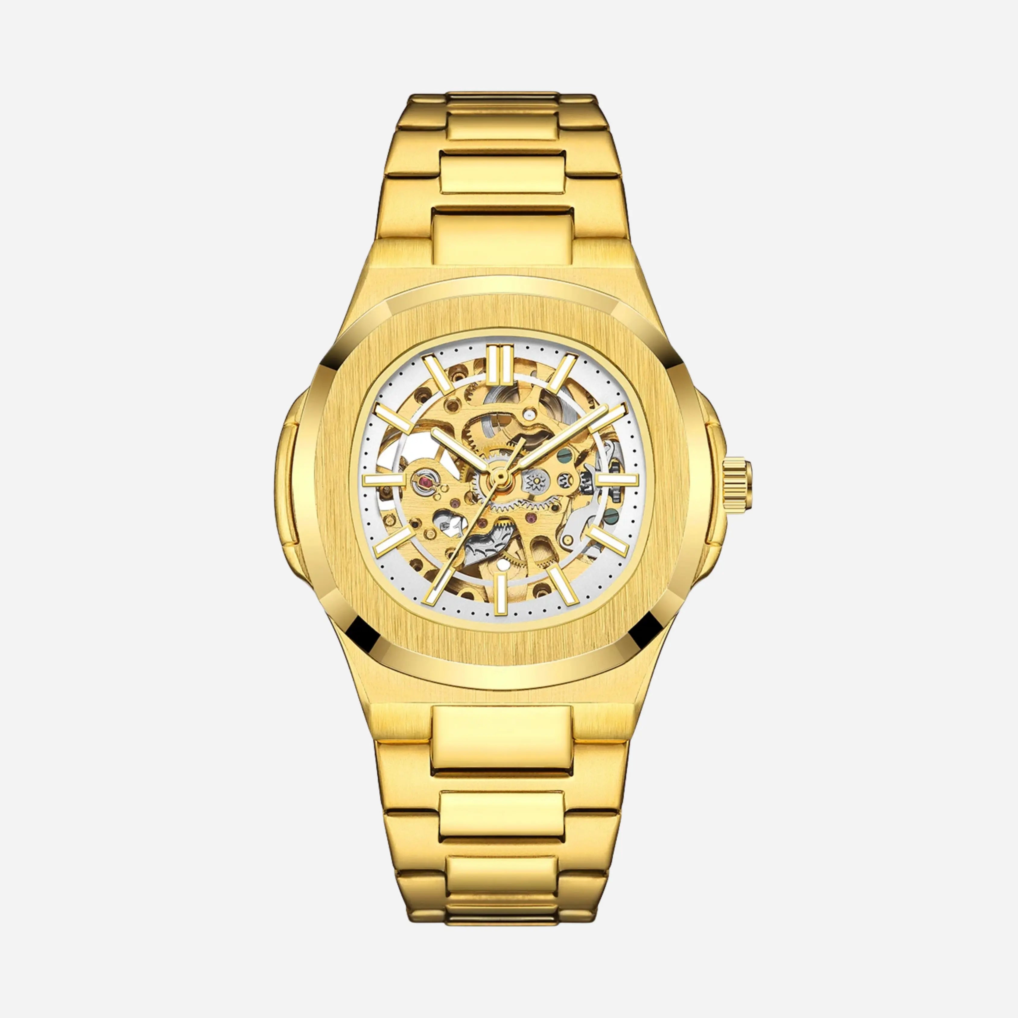 Lucky Fours Skeleton Men's Watch
