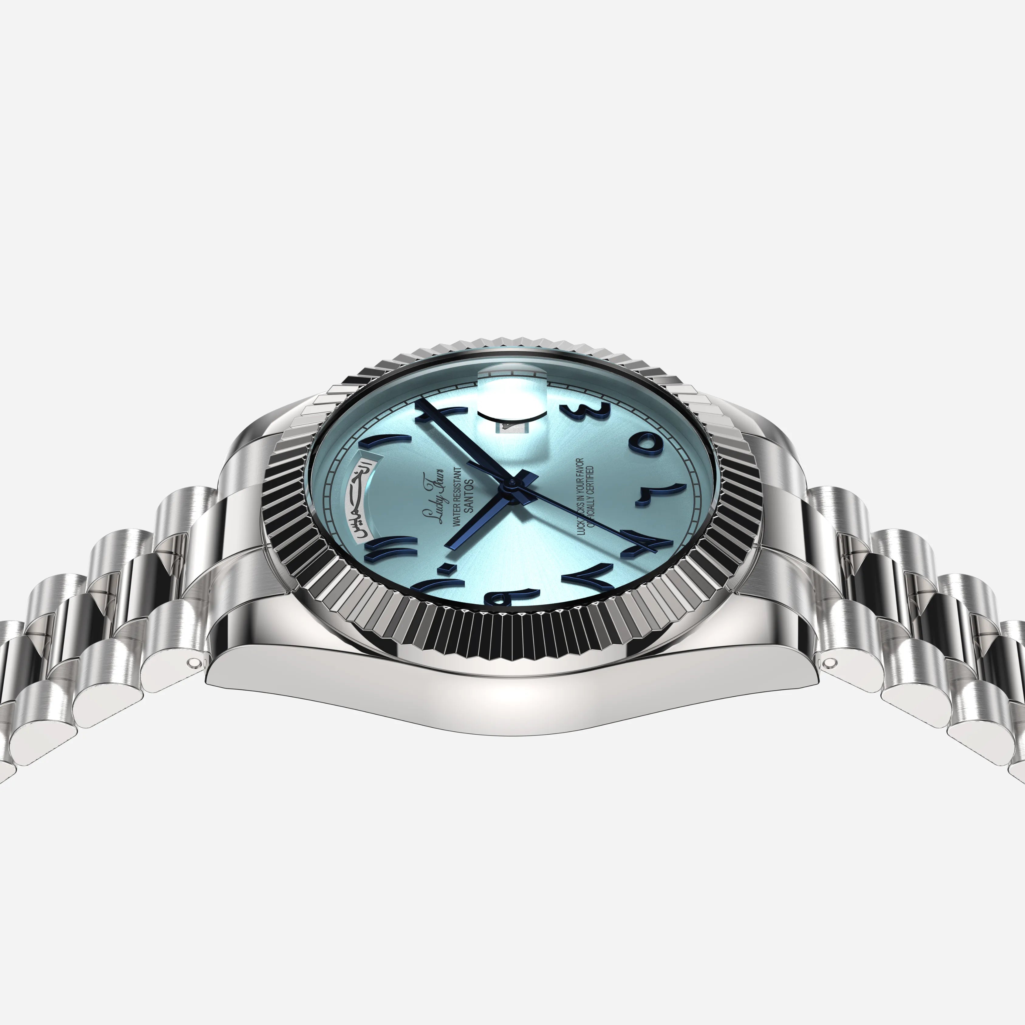 Lucky Fours Arabic Santos Men's Watch