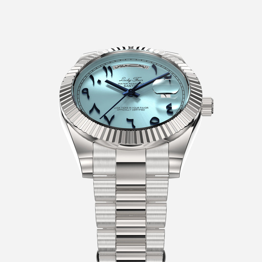 Lucky Fours Arabic Santos Men's Watch