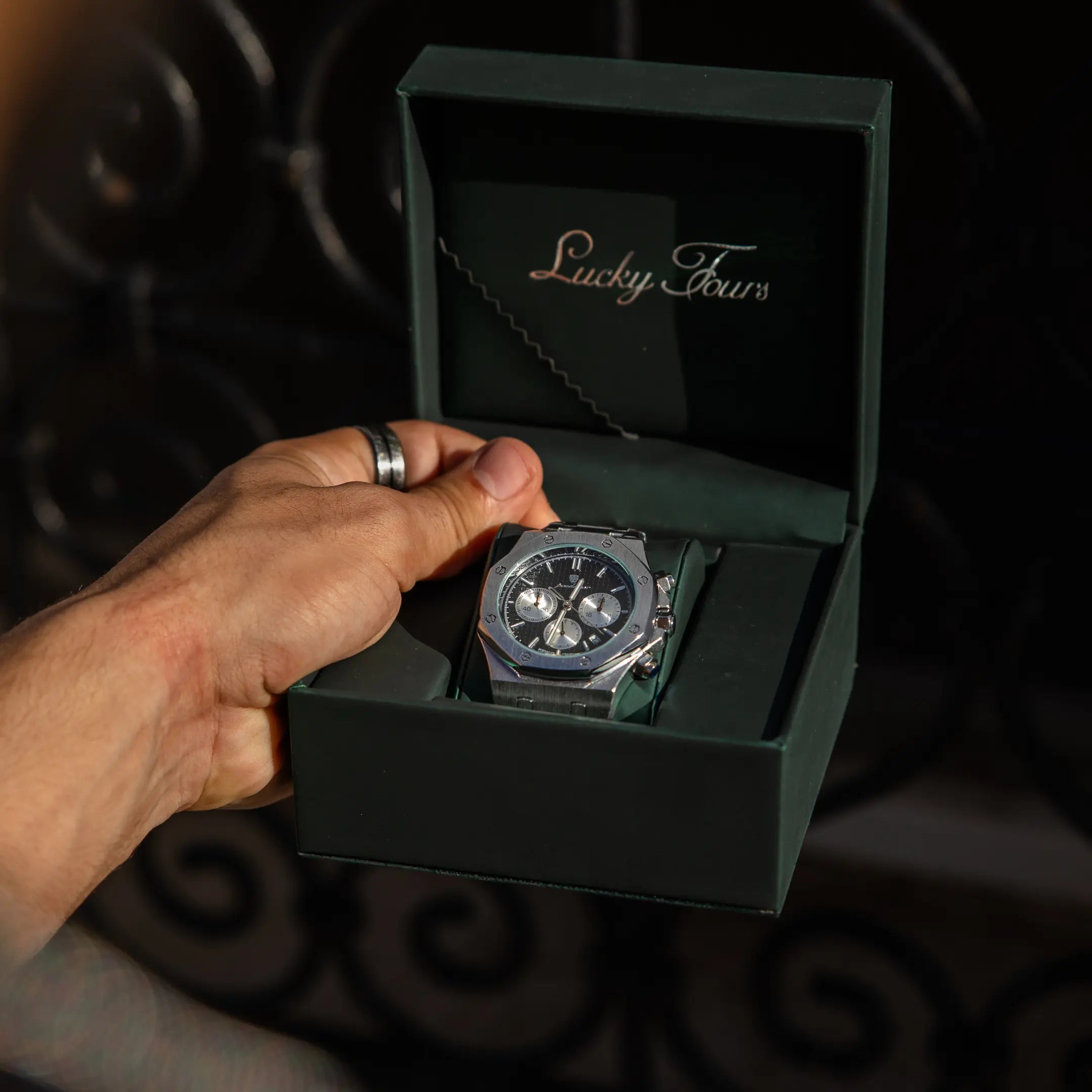 Lucky Fours Tourbillon Men's Watch