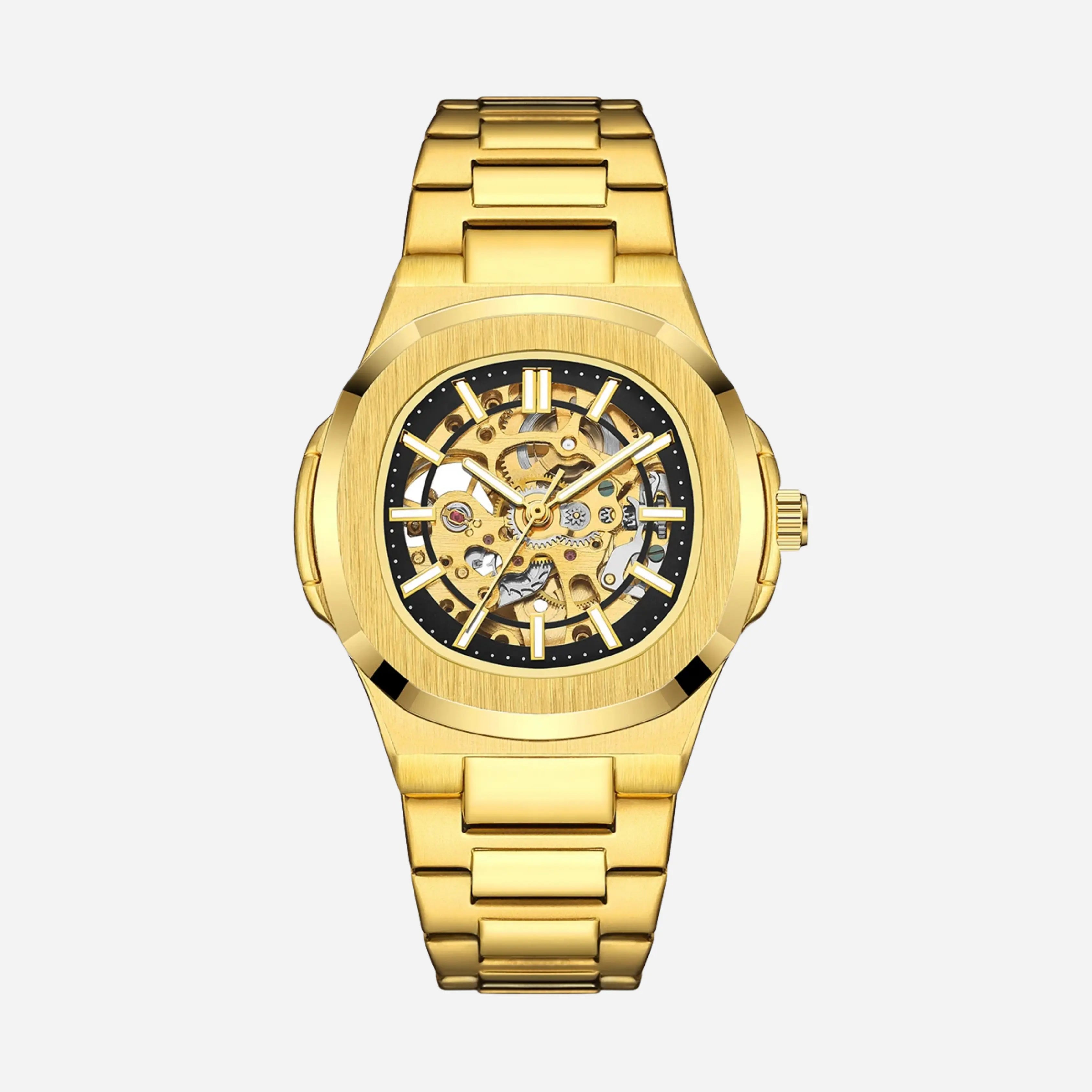 Lucky Fours Skeleton Men's Watch