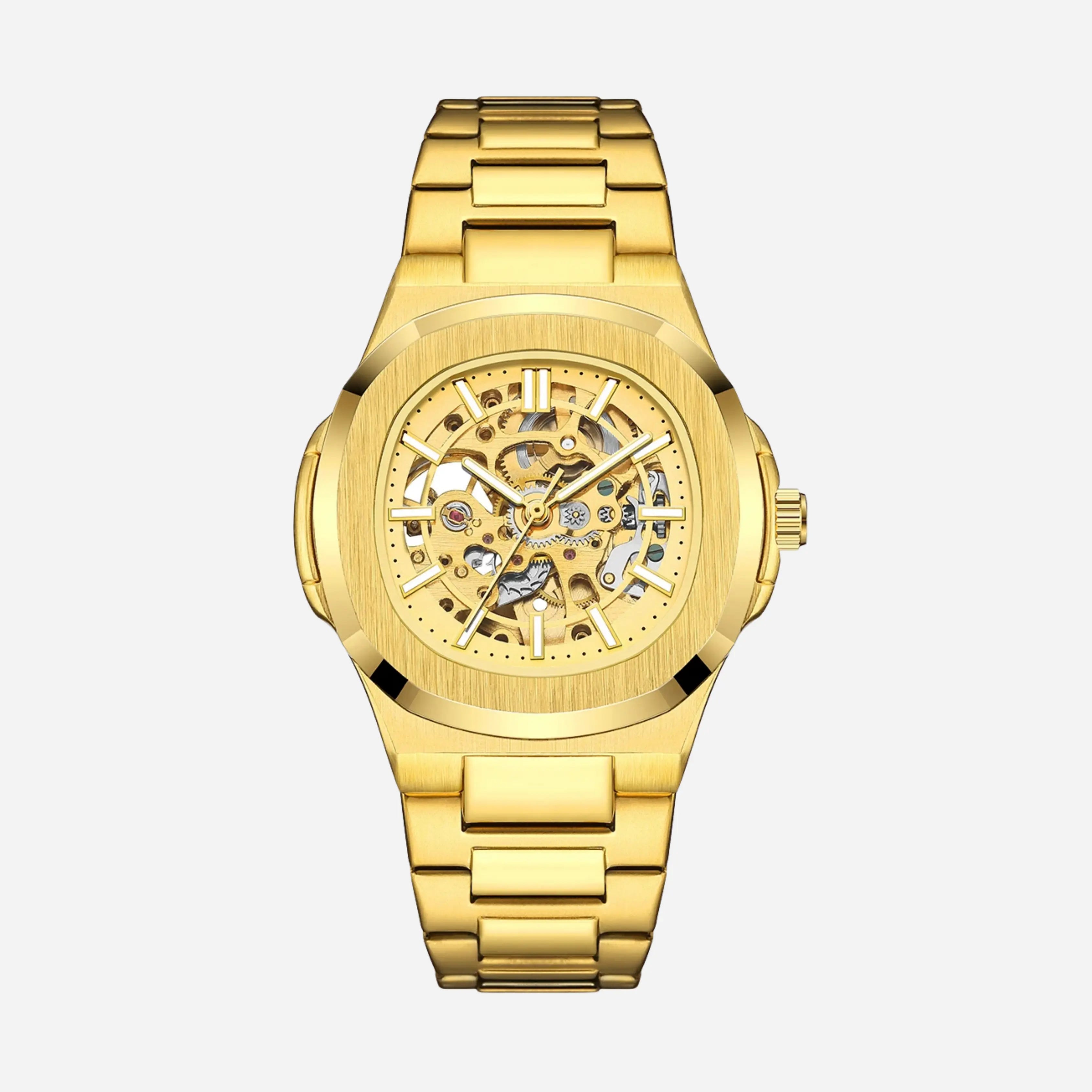 Lucky Fours Skeleton Men's Watch