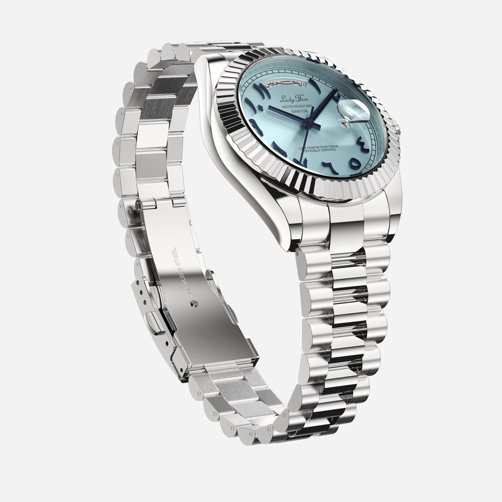 Lucky Fours Arabic Santos Men's Watch