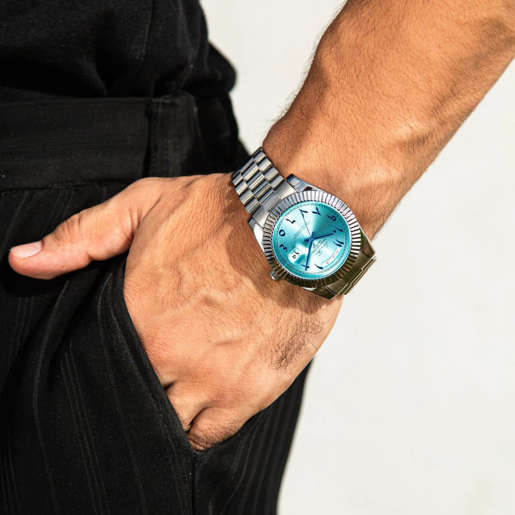 Lucky Fours Arabic Santos Men's Watch