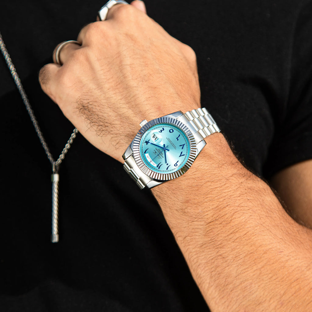Lucky Fours Arabic Santos Men's Watch