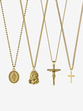 CHRISTIAN CHAIN SET | 18K Gold